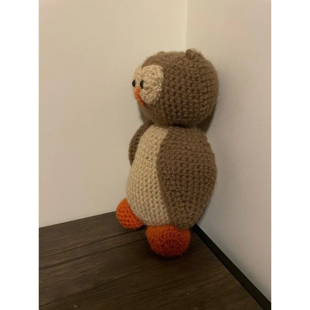 Handmade Crochet Amigurumi Owl Plushie‎ Stuffed Animal
